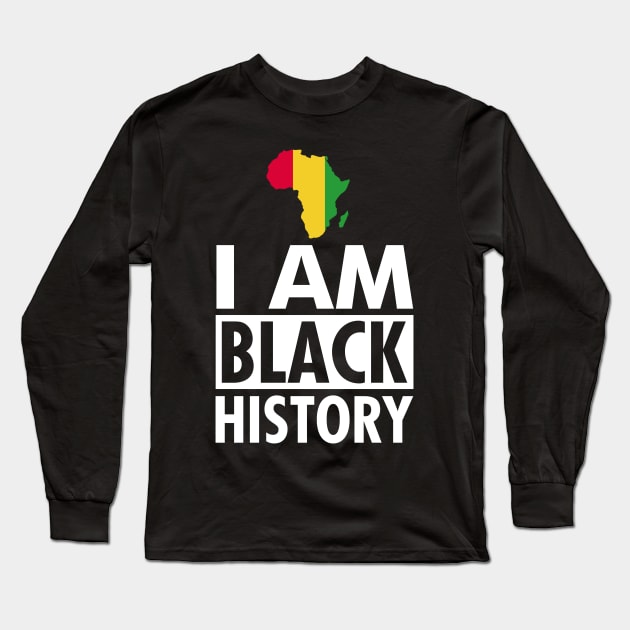 I am black history African heritage Long Sleeve T-Shirt by Shirtttee